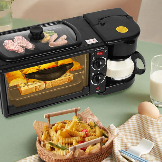 Inttox-🍞☕ KENWOOD Machine à Petit-Déjeuner Multifonction 3 en 1 🍳