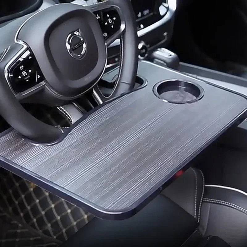 Inttox- Table à Manger Portable pour Volant 🍽️ – Plateau Multifonction pour Voiture