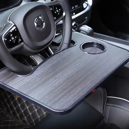 Inttox- Table à Manger Portable pour Volant 🍽️ – Plateau Multifonction pour Voiture