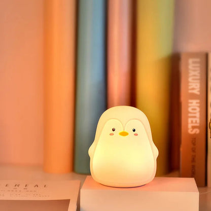 Inttox-Veilleuse en Silicone Mignon avec Interrupteur & Recharge USB 🔋✨