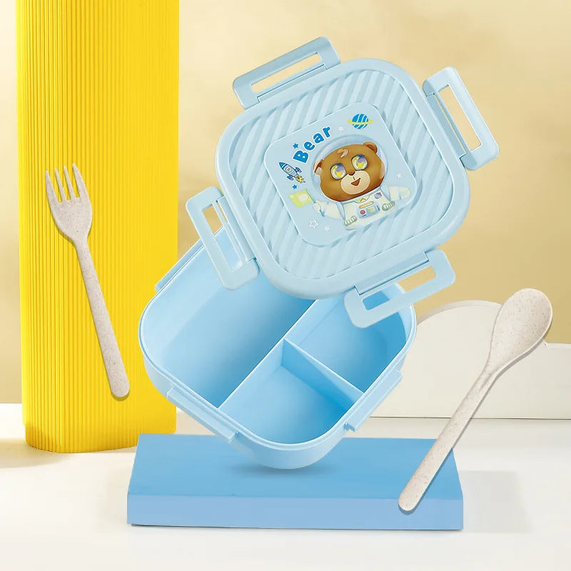 Inttox-🍱 Boîte à Déjeuner Enfant Motif Dinosaure 🦖🎒