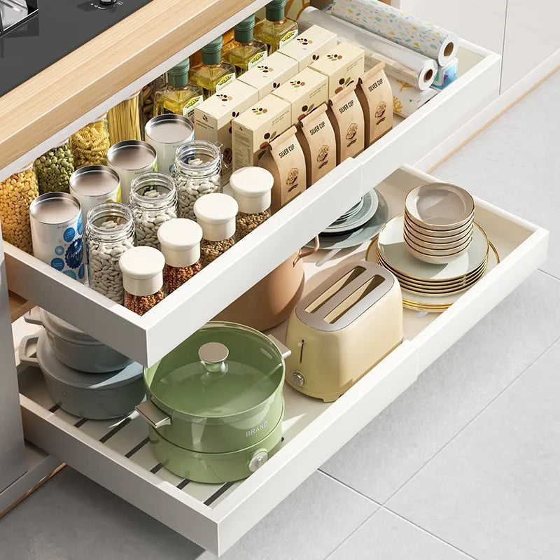 Inttox-Armoire Nervurée T1 pour Organisation et Rangement de Cuisine