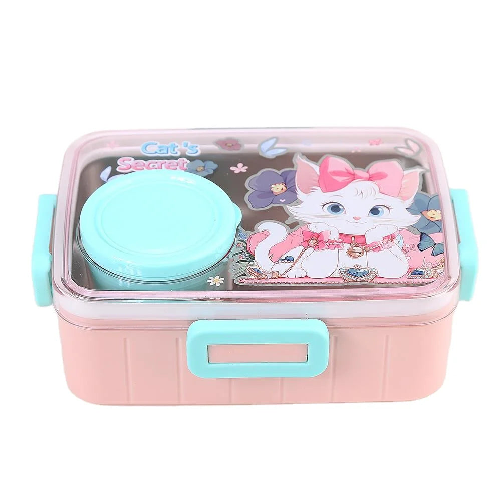 Inttox-🍱💖 Boîte à lunch mignonne en acier inoxydable