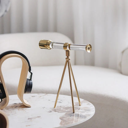 Inttox-Ornement Télescope en Cristal Style Nordique Européen ✨🔭