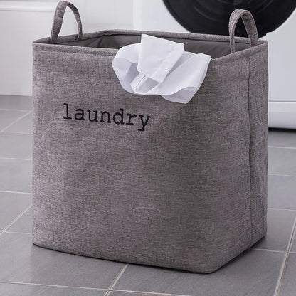 Inttox-Panier Pliable de Luxe pour Linge de Salle de Bain