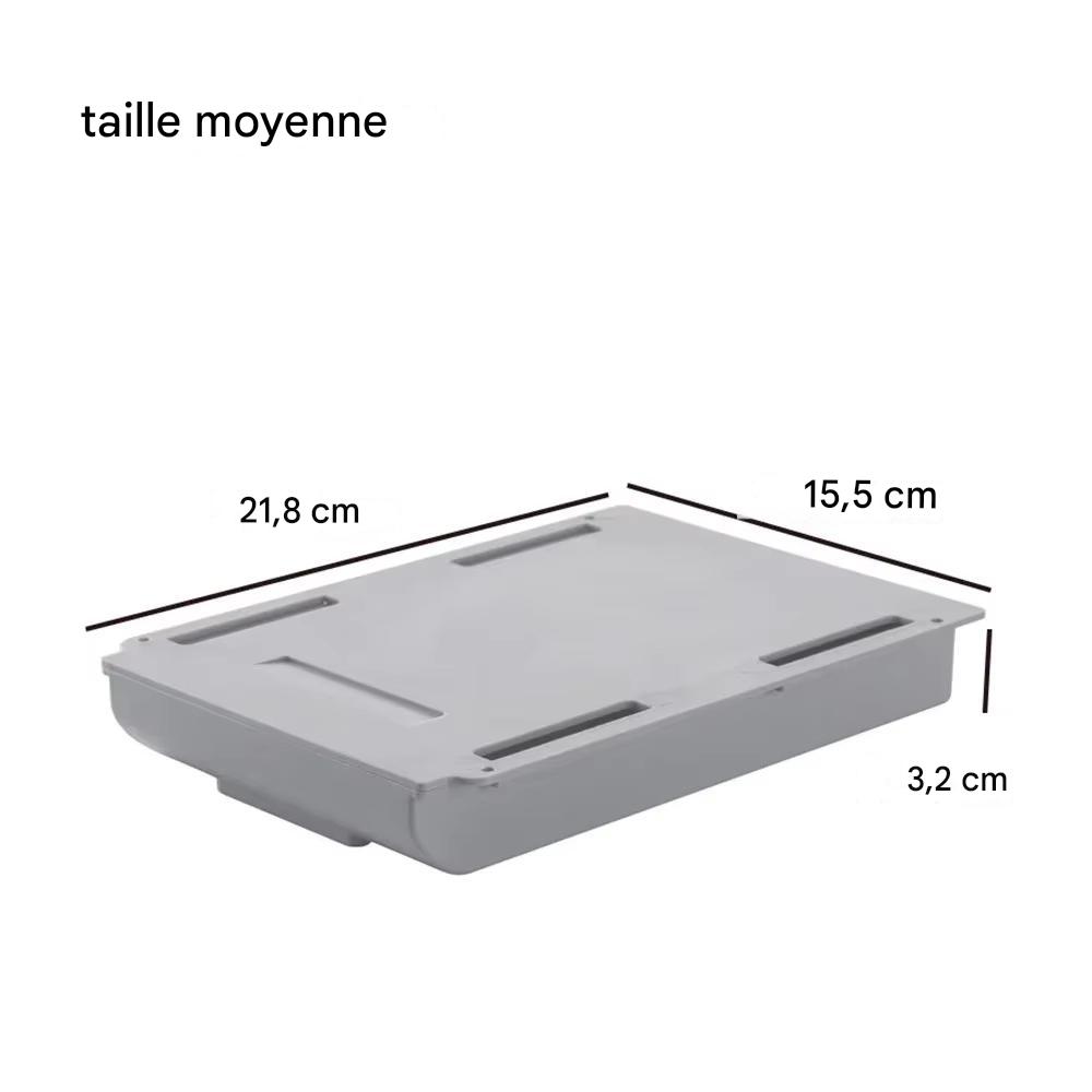 Inttox-Support de table auto-adhésif, rangement sous tiroir, porte-crayon ✏️
