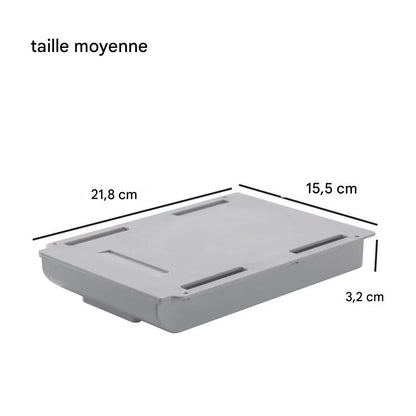 Inttox-Support de table auto-adhésif, rangement sous tiroir, porte-crayon ✏️
