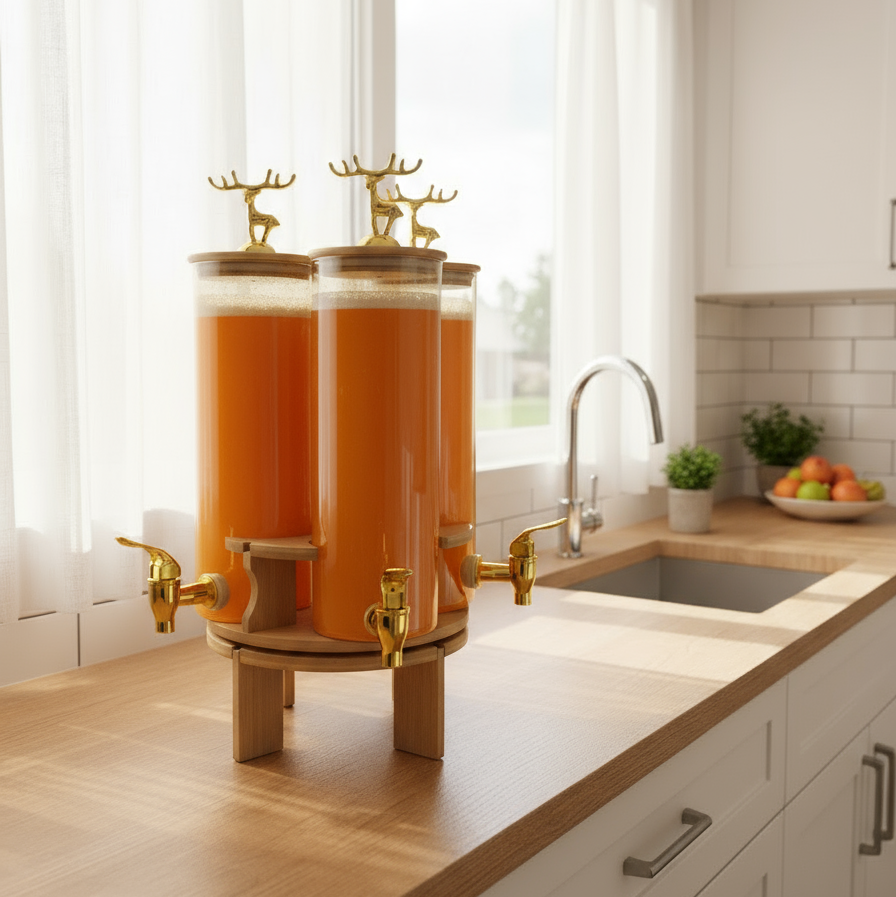 Inttox-Distributeur de boisson triple 5.5 L