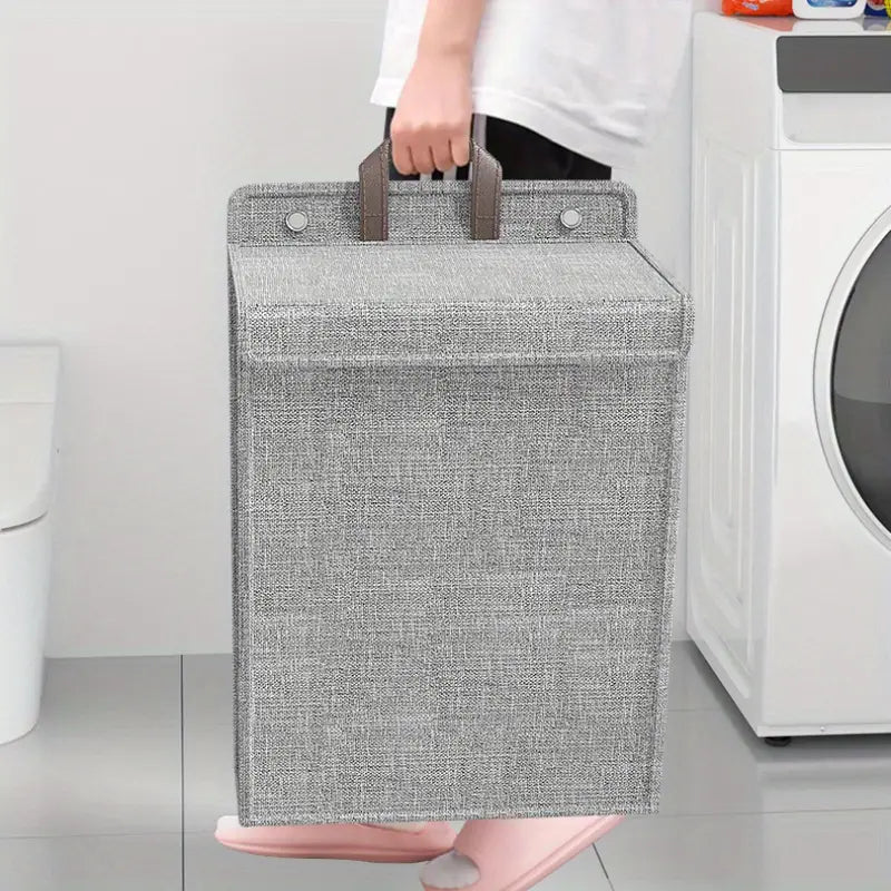 Inttox-🧺 Panier à Linge Suspendu Multifonction – Avec 2 Crochets Muraux Inclus 🪝