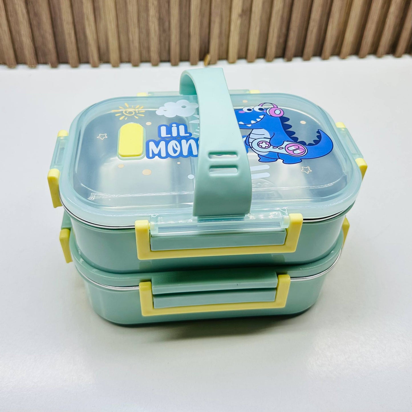 Inttox-🍱♻️ Boîte à lunch rectangulaire en acier inoxydable