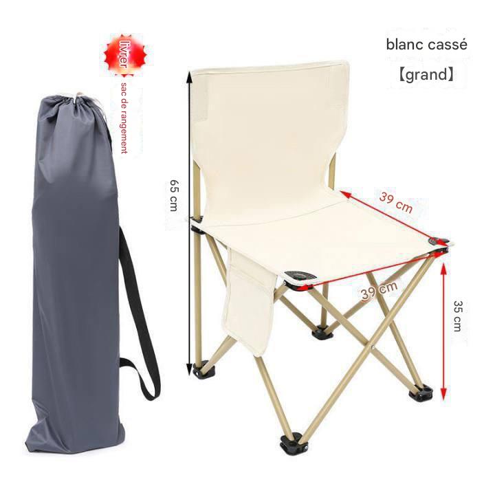 Inttox-🪑🌲 Chaise pliante portative – Camping & plein air – Légère et robuste