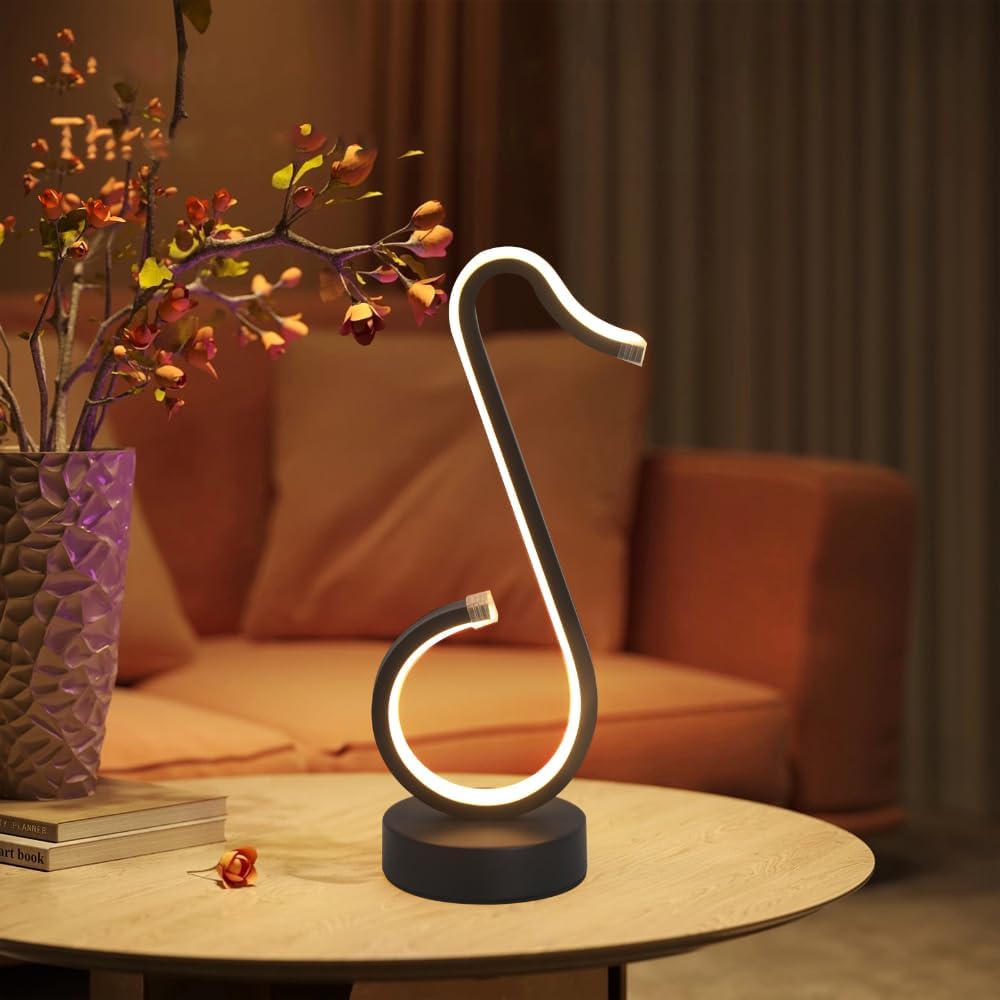 Inttox-💡 Lampe de Table LED avec Lumière Changeante Tricolore 🌈