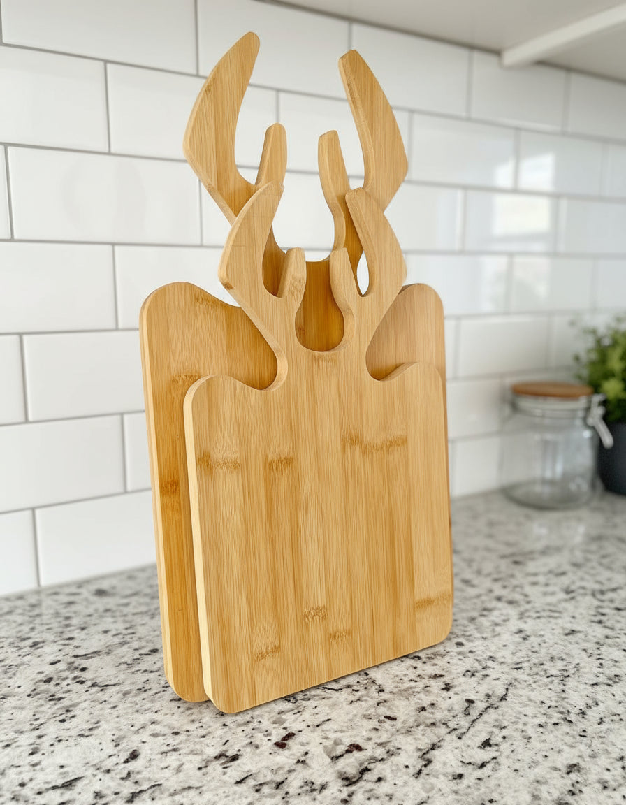 Inttox-🦌 Planche à Découper en Bambou 2 piece