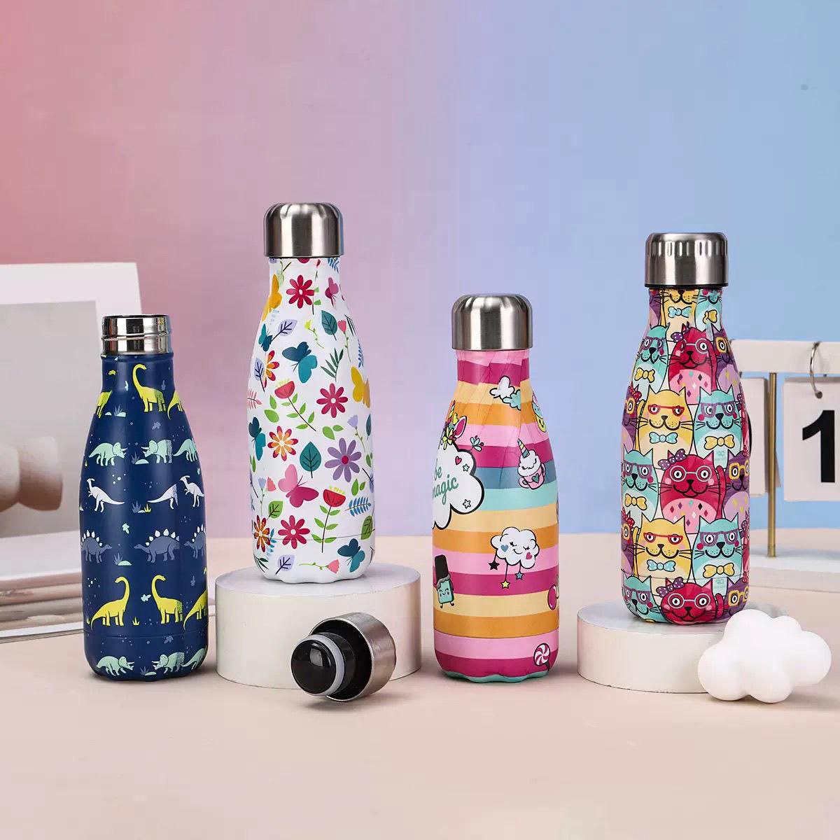 Inttox-🍼✨ Bouteille Isotherme Colorée en Acier Inoxydable