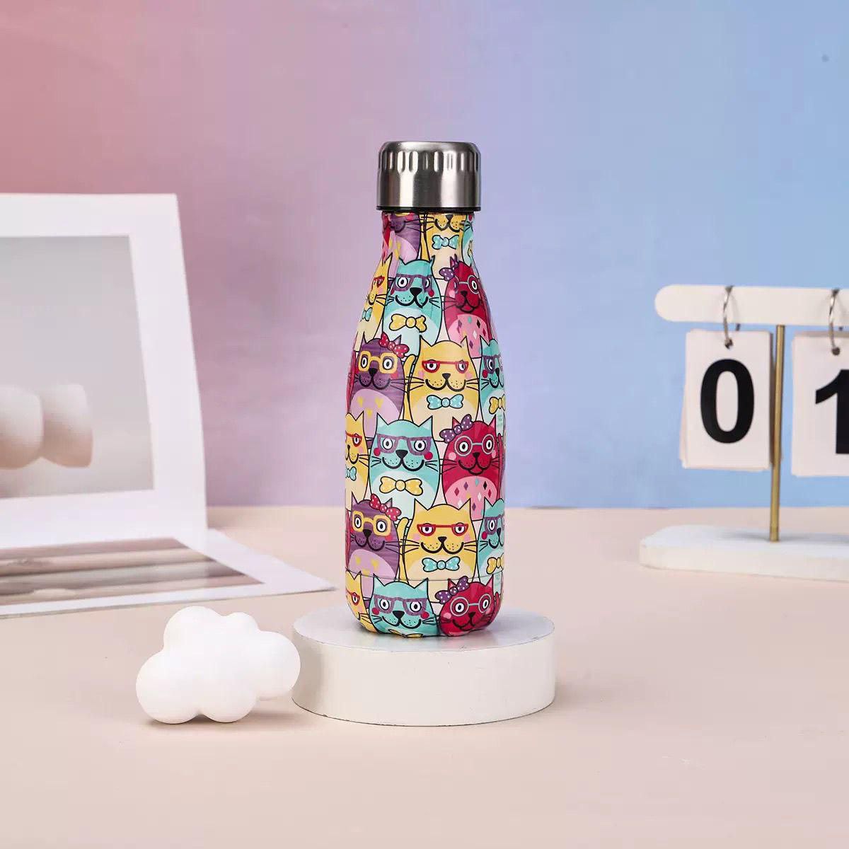 Inttox-🍼✨ Bouteille Isotherme Colorée en Acier Inoxydable