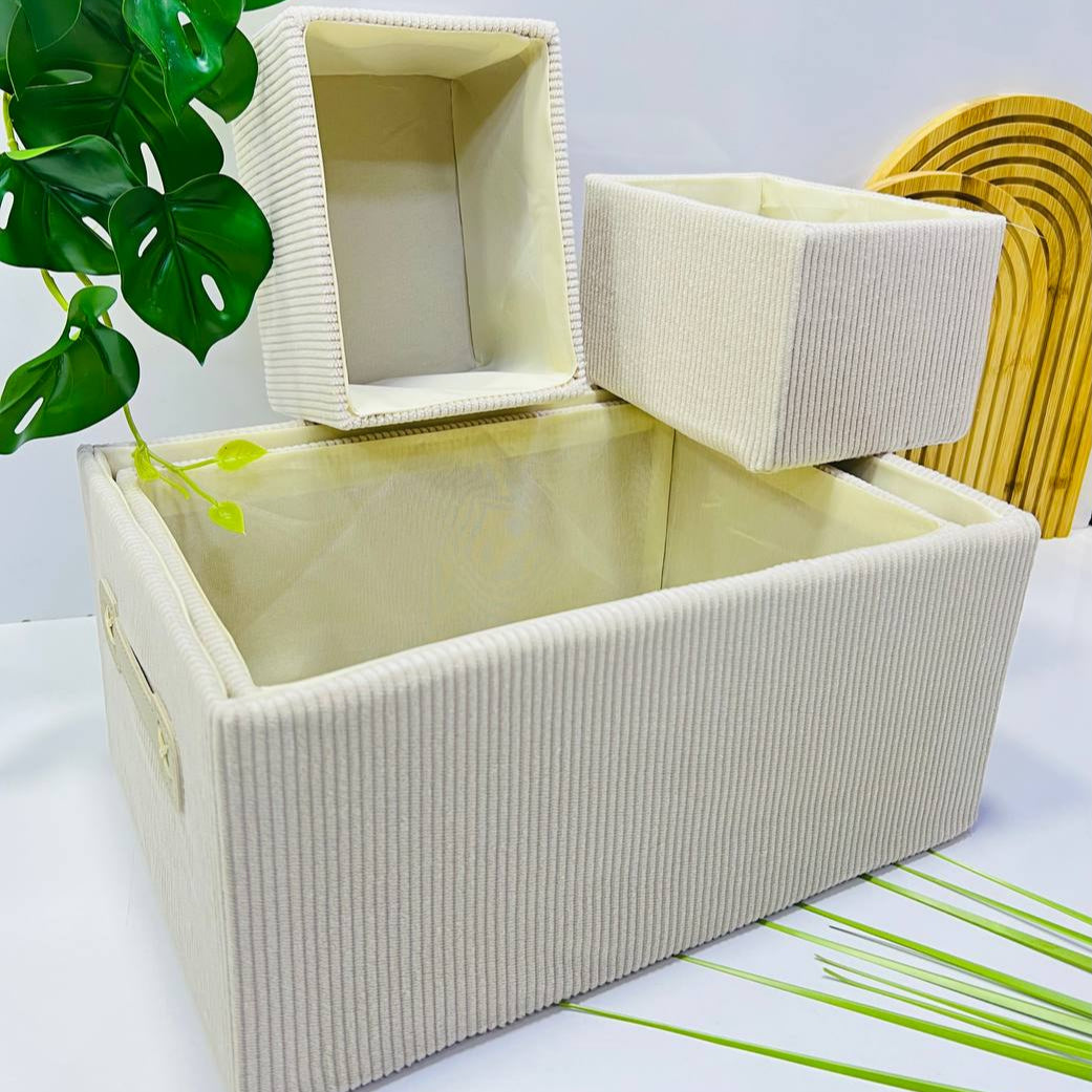 Inttox-🧺 Lot de 4 Paniers de Rangement