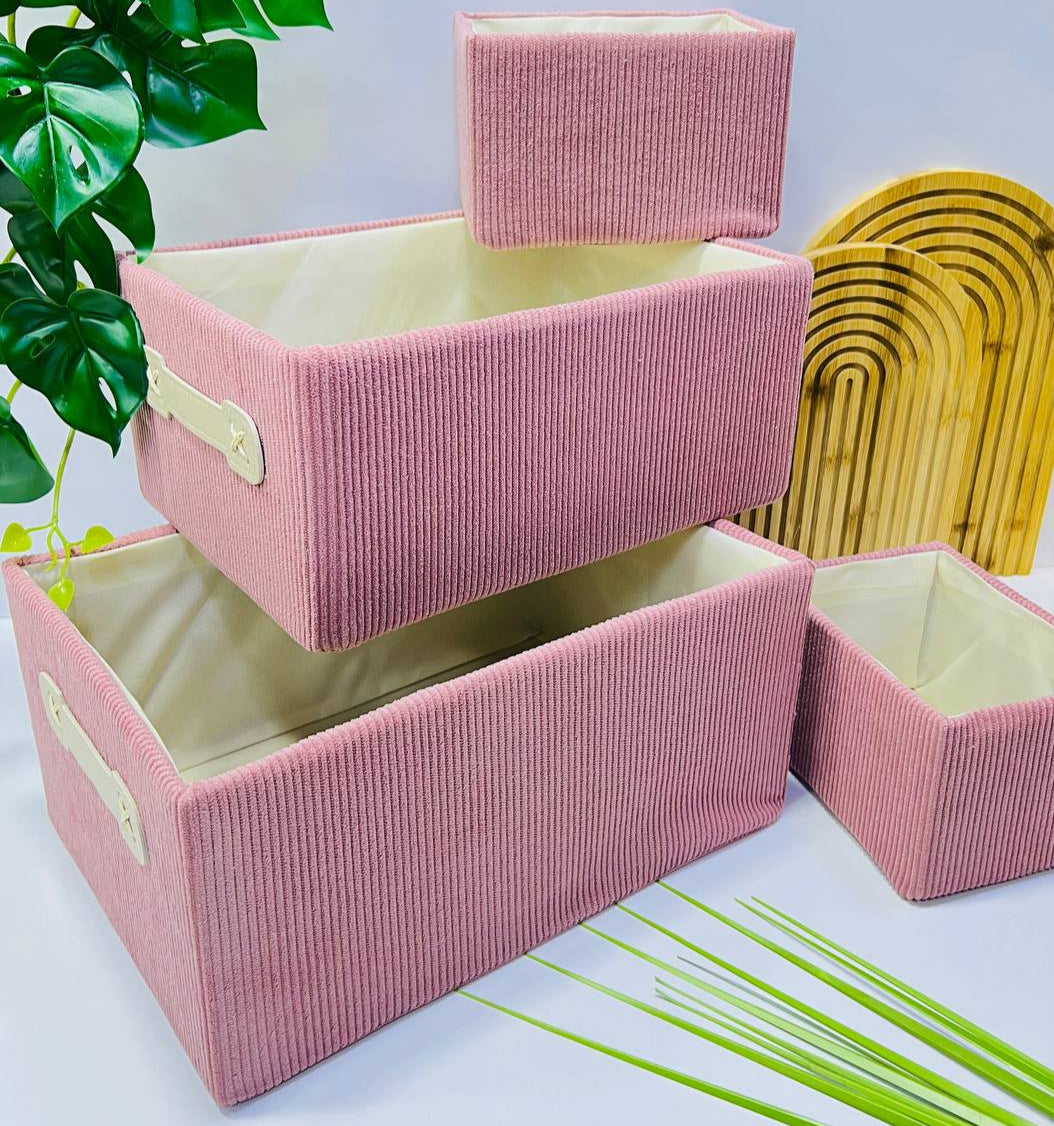 Inttox-🧺 Lot de 4 Paniers de Rangement