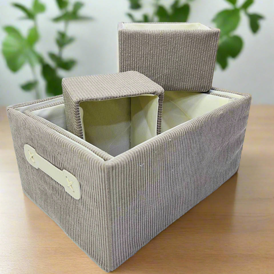 Inttox-🧺 Lot de 4 Paniers de Rangement