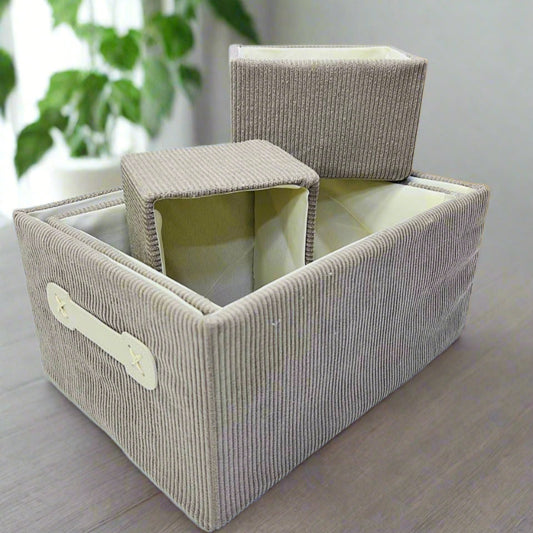 Inttox-🧺 Lot de 4 Paniers de Rangement