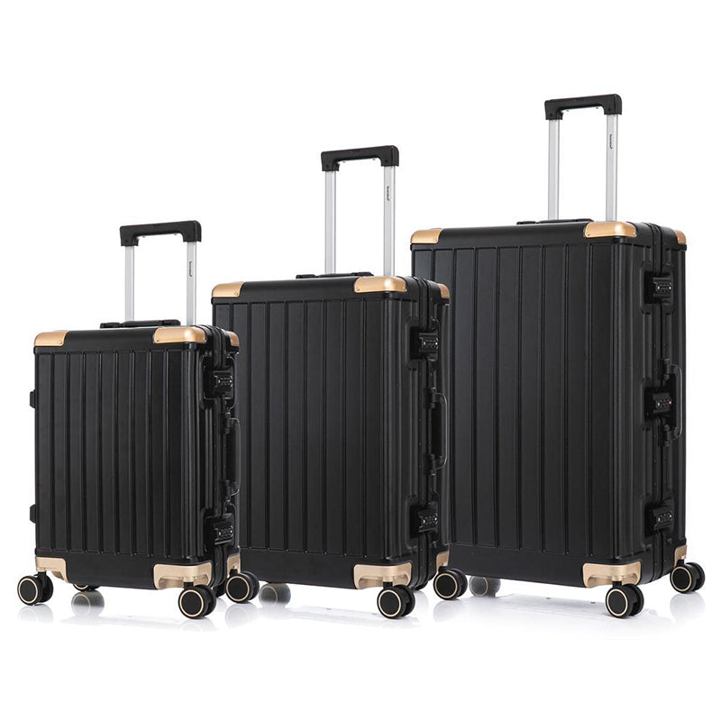 Inttox- 🧳✨ Set de 3 Valises Élégantes & Robustes en Polycarbonate