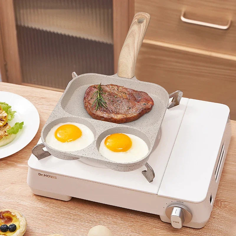 Inttox-Poêle à Frire Multifonction Antiadhésive 3-en-1 🥚🍔🥩