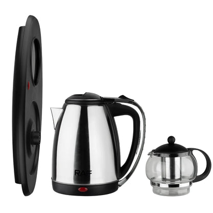 Inttox-☕🍵  Ensemble Électrique avec Théière en Verre et Infuseur