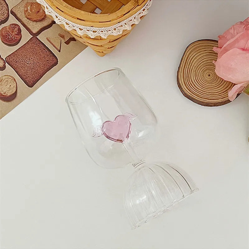 Inttox- Tasse à Jus Romantique Réutilisable 💖🍹