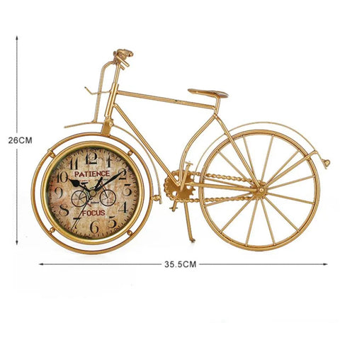 Inttox-Horloge de Vélo Dorée - Inttox