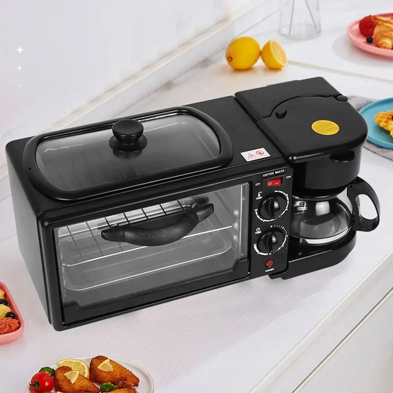 Inttox-🍞☕ KENWOOD Machine à Petit-Déjeuner Multifonction 3 en 1 🍳