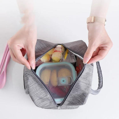 Inttox-Custom Bento Pack en aluminium avec isolation épaisse – Sac repas pour pique-nique ou étudiant