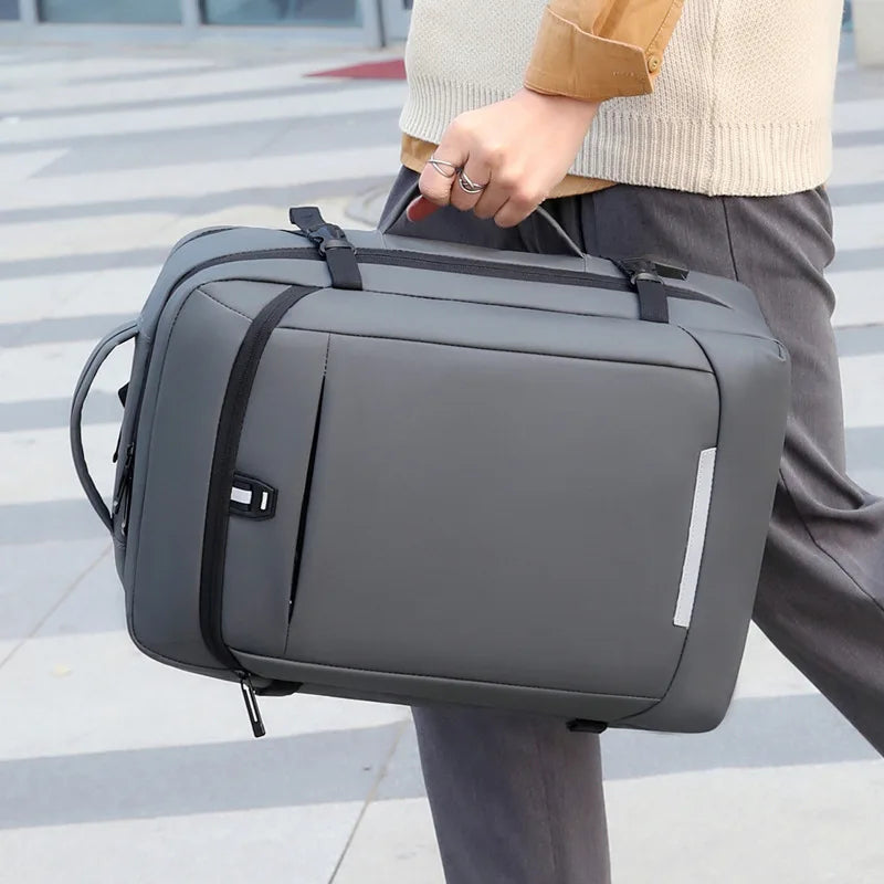 Inttox-Sac à Dos de Voyage Extra Large pour Ordinateur Portable avec Port de Charge USB