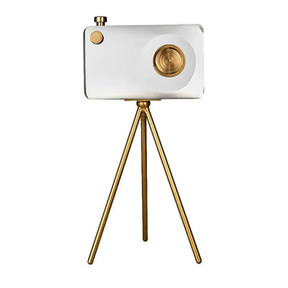 Inttox- 📷 Caméra en Cristal – Ornement Déco Nordique Luxe pour Salon, Bureau ou Chambre