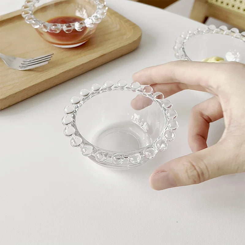 Inttox-Bol Rond en Verre Transparent  🍮 6 piece