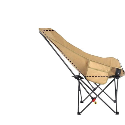 Inttox-🌙🪑  Chaise Pliante Moon Portable