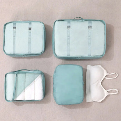 Inttox-🎒🧳 Ensemble de 7 Sacs de Voyage – Organisation Totale pour Vos Bagages ✈️💼