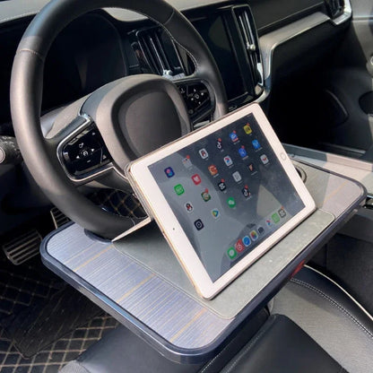 Inttox- Table à Manger Portable pour Volant 🍽️ – Plateau Multifonction pour Voiture