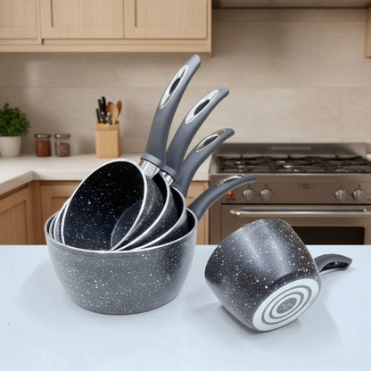 Inttox-🍳 Ensemble de casseroles effet pierre