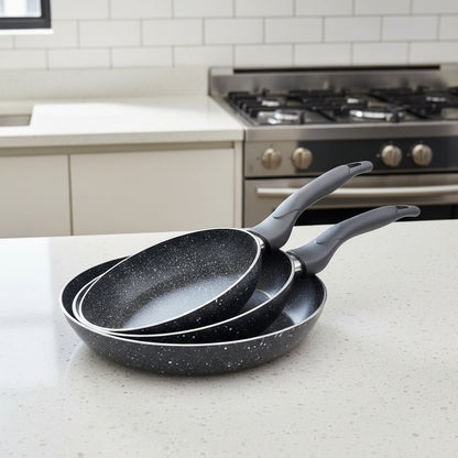 Inttox-🍳 Set de 3 Poêles Effet Pierre