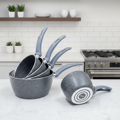 Inttox-🍳 Ensemble de casseroles effet pierre