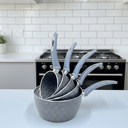 Inttox-🍳 Ensemble de casseroles effet pierre