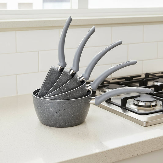 Inttox-🍳 Ensemble de casseroles effet pierre