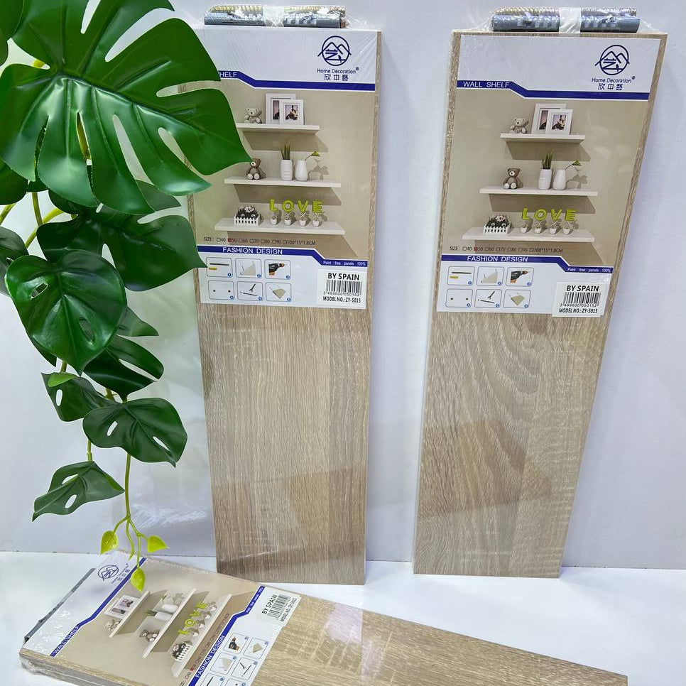 Inttox-🪞 Étagère Murale Flottante Finition Chêne