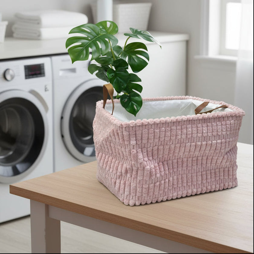 Inttox-🧺 Paniers de Rangement en Tissu Doux