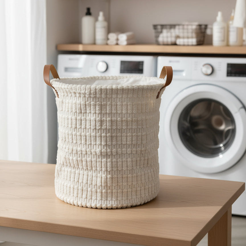 Inttox-🧺 Paniers de Rangement en Tissu Doux