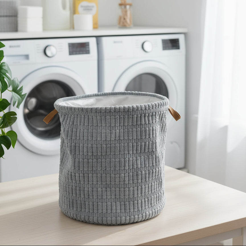 Inttox-🧺 Paniers de Rangement en Tissu Doux