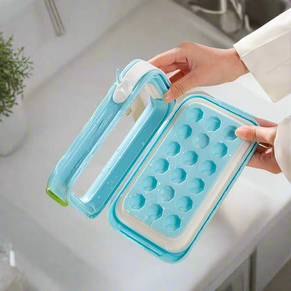 Inttox-🧊 Moule à Glaçons Compact avec Poignée – 2 Piece ❄️🧃