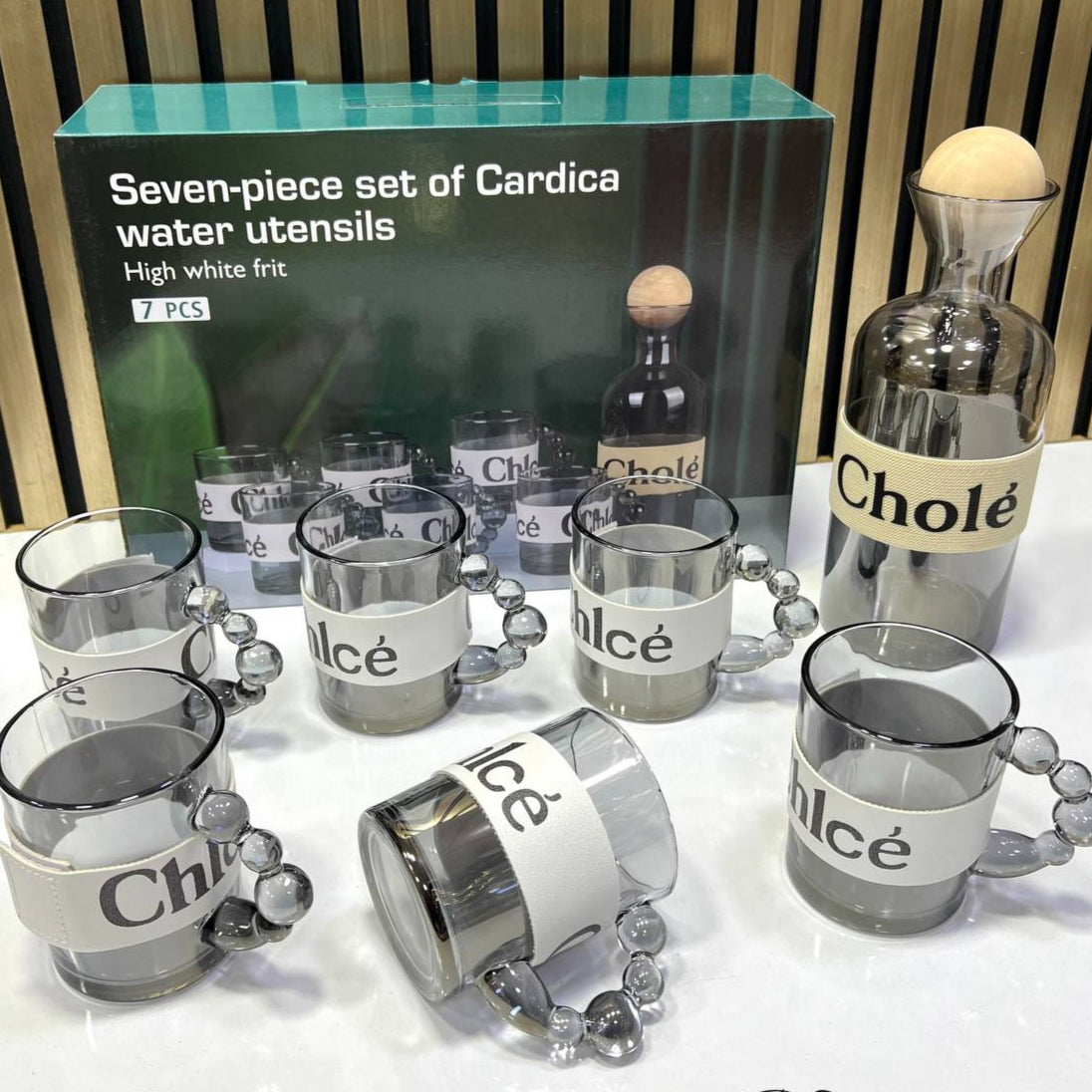 Inttox-Ensemble de Gobelets à Eau de Luxe - 7 Pièces