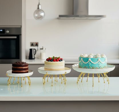 Inttox-Plateaux de Service Inttox sur Pied Doré