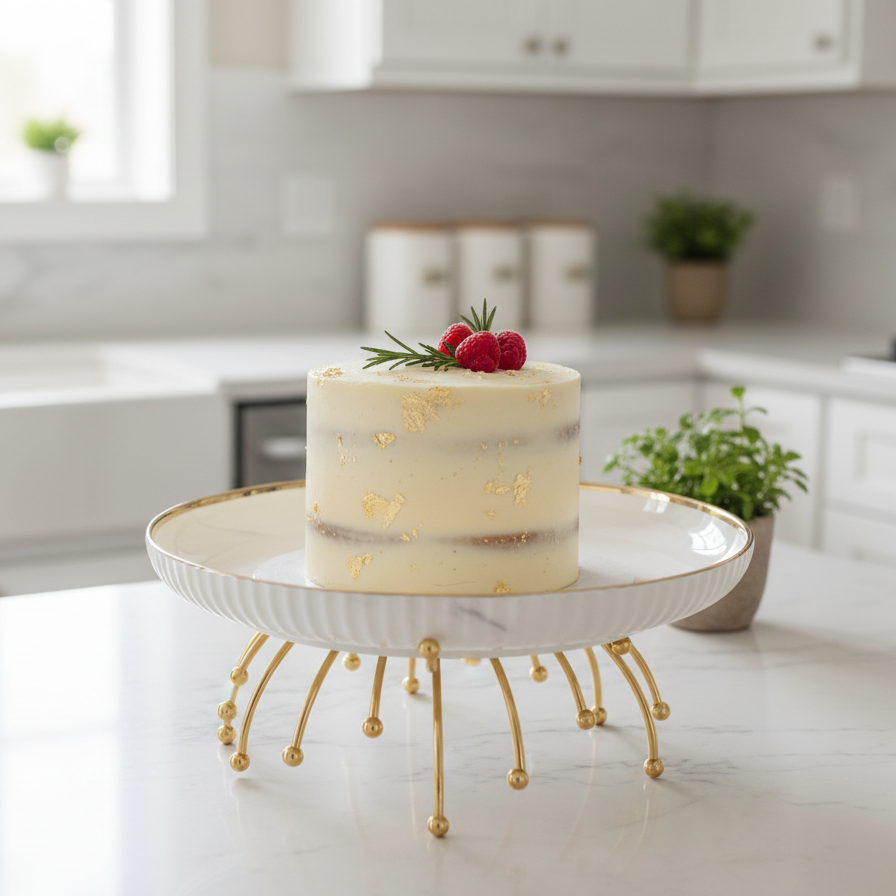 Inttox-Plateaux de Service Inttox sur Pied Doré