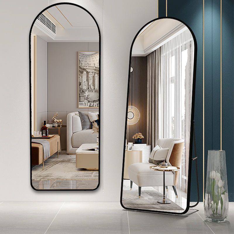 Inttox-🪞✨ Miroir Pleine Longueur avec Cadre en Aluminium